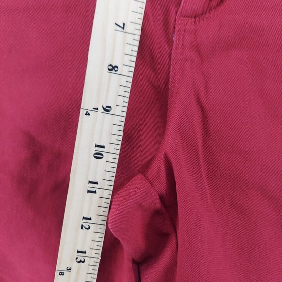 gloria vanderbilt capri Red pants size 6 - Picture 5 of 8
